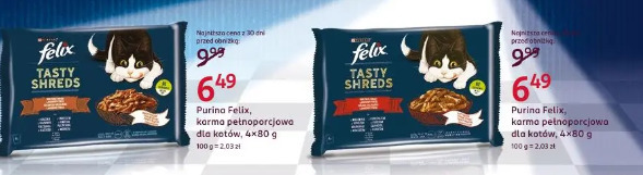 Purina Felix, karma pełnoporcjowa dla kotów