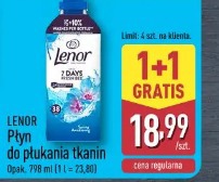 LENOR Płyn do płukania tkanin 1+1 gratis