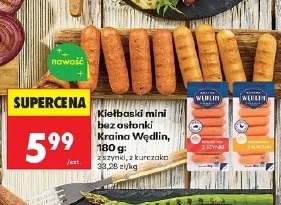 Kiełbaski mini bez osłonki Kraina Wędlin