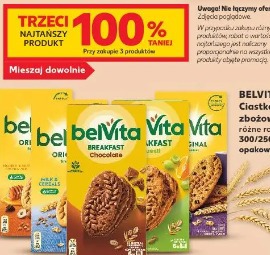 Belvita ciastka zbożowe różne rodzaje 300/250 g opakowanie