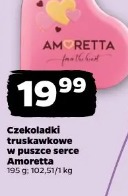 Czekoladki truskawkowe w puszce serce Amoretta