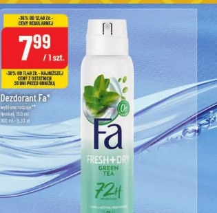 Dezodorant Fa wybrane rodzaje