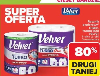 Velvet ręcznik papierowy Turbo, Turbo Duo