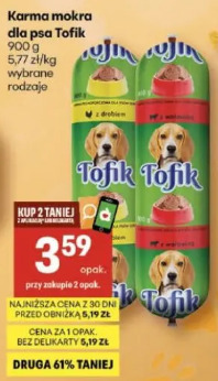 Karma mokra dla psa Tofik