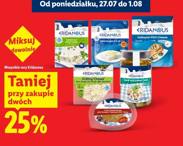Wszystkie sery Eridanous