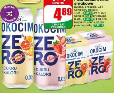 Piwo Okocim Zero smakowe