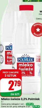 Mleko świeże 3,2% Polmlek