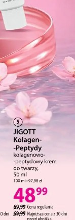 JIGOTT Kolagen-Peptydy kolagenowo-peptydowy krem do twarzy