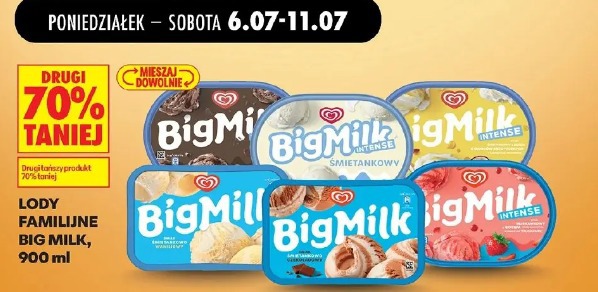 Lody familijne Big Milk