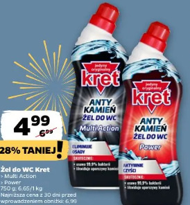 Kret anty kamień żel do WC Multi Action Power