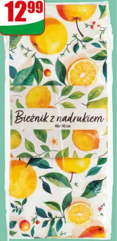 Bieżnik z nadrukiem jednostronnym