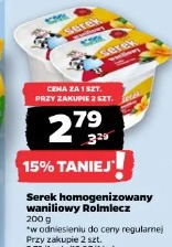 Serek homogenizowany waniliowy Rolmlecz