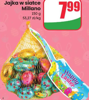 Jajka w siatce Millano