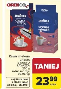 Kawa mielona CREMA E GUSTO LAVAZZA
