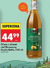 Oliwa z oliwek niefiltrowana Gusto Bello, 750 ml