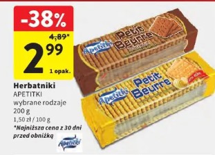 Herbatniki APETITKI wybrane rodzaje