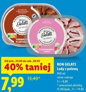 Bon Gelati Lody z polewą