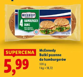 McEnnedy Bułki pszenne do hamburgerów