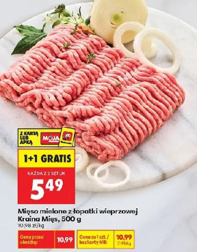 Mięso mielone z łopatki wieprzowej Kraina Mięs