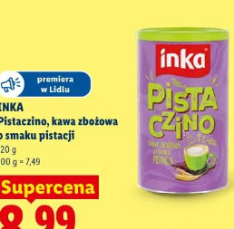 Inka Pistaczino, kawa zbożowa o smaku pistacji