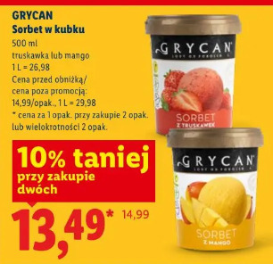 Grycan Sorbet w kubku