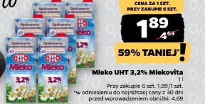 Mleko UHT 3,2% Mlekovita