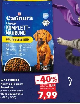 Carinura Premium komplett-nahrung 20% frisches huhn