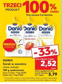 DANIO Serek w saszetce różne rodzaje