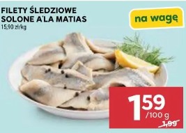 Filety śledziowe solone a'la Matias
