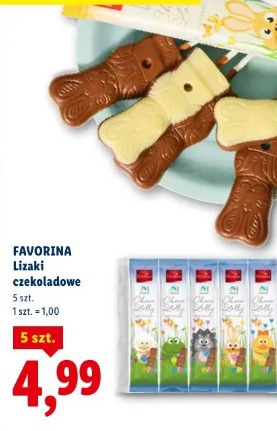 Favorina Lizaki czekoladowe