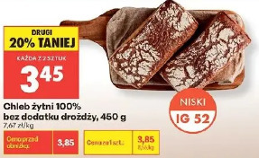 Chleb żytni 100% bez dodatku drożdży