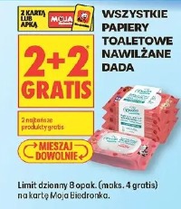 Dada wszystkie papiery toaletowe nawilżane