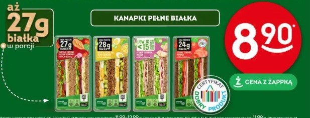 Kanapki pełne białka