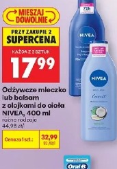Odżywcze mleczko lub balsam z olejkami do ciała Nivea