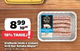 Kiełbaski białe z ziołami Grill Bar Sztuka Mięsa