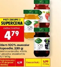 Dżem 100% owoców Rapsodia