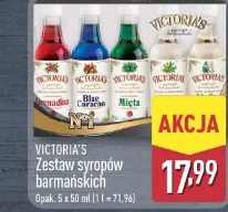 Victoria's Zestaw syropów barmańskich
