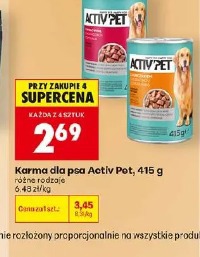 Karma dla psa Activ Pet, 415 g