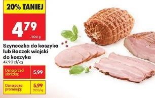 Szyneczka do koszyka lub Boczek wiejski do koszyka