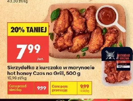 Skrzydełka z kurczaka w marynacie hot honey Czas na Grill