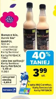 Barszcz bio, żurek bio BANPOL