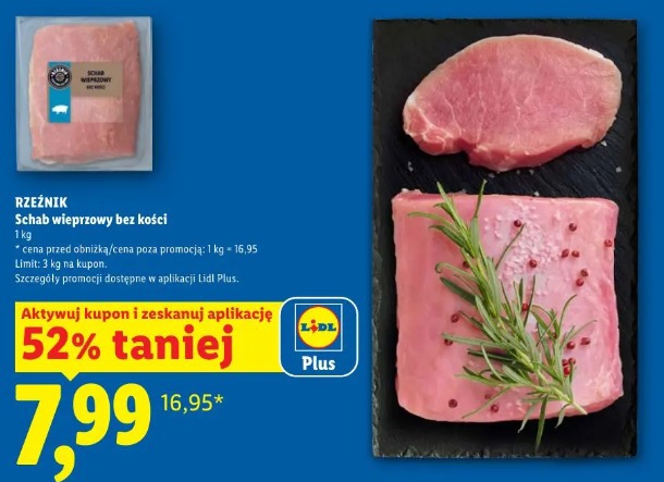 Schab wieprzowy bez kości