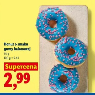 Donut o smaku gumy balonowej