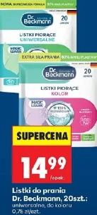 Listki do prania Dr. Beckmann