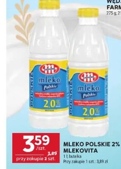 Mleko polskie 2% Mlekovita