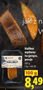 Seamor Halibut wędzony na gorąco, porcje