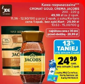 Kawa rozpuszczalna Cronat Gold, Crema Jacobs