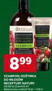 Szampon, odżywka do włosów Receptury Natury