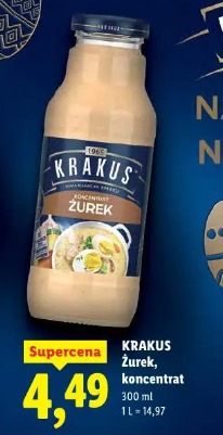 Krakus żurek, koncentrat