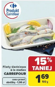 Filety śledziowe a'la matias Carrefour